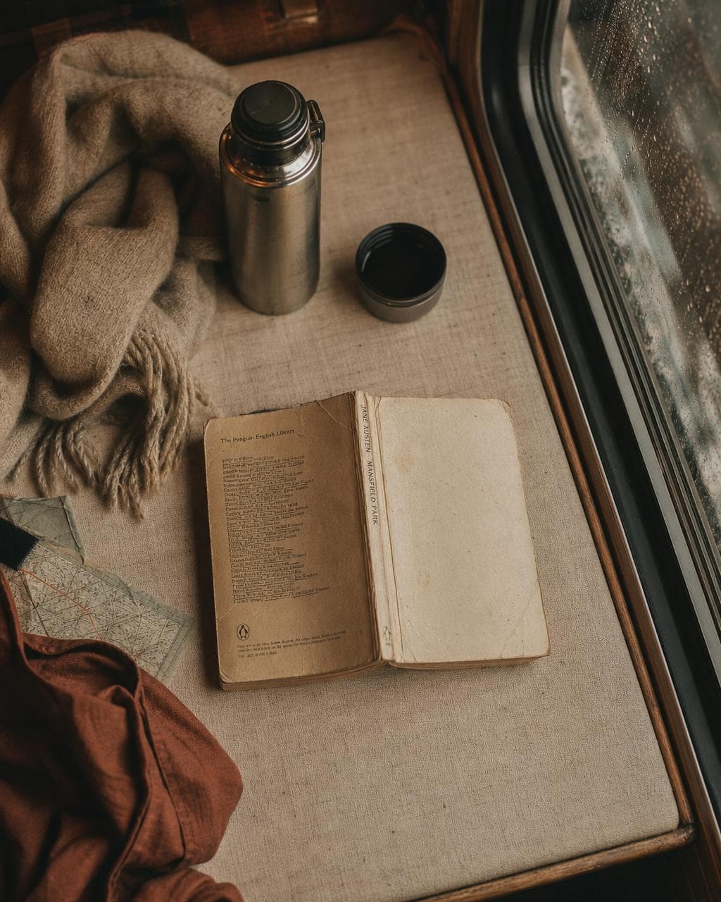 Solitary reader editorial moodboard