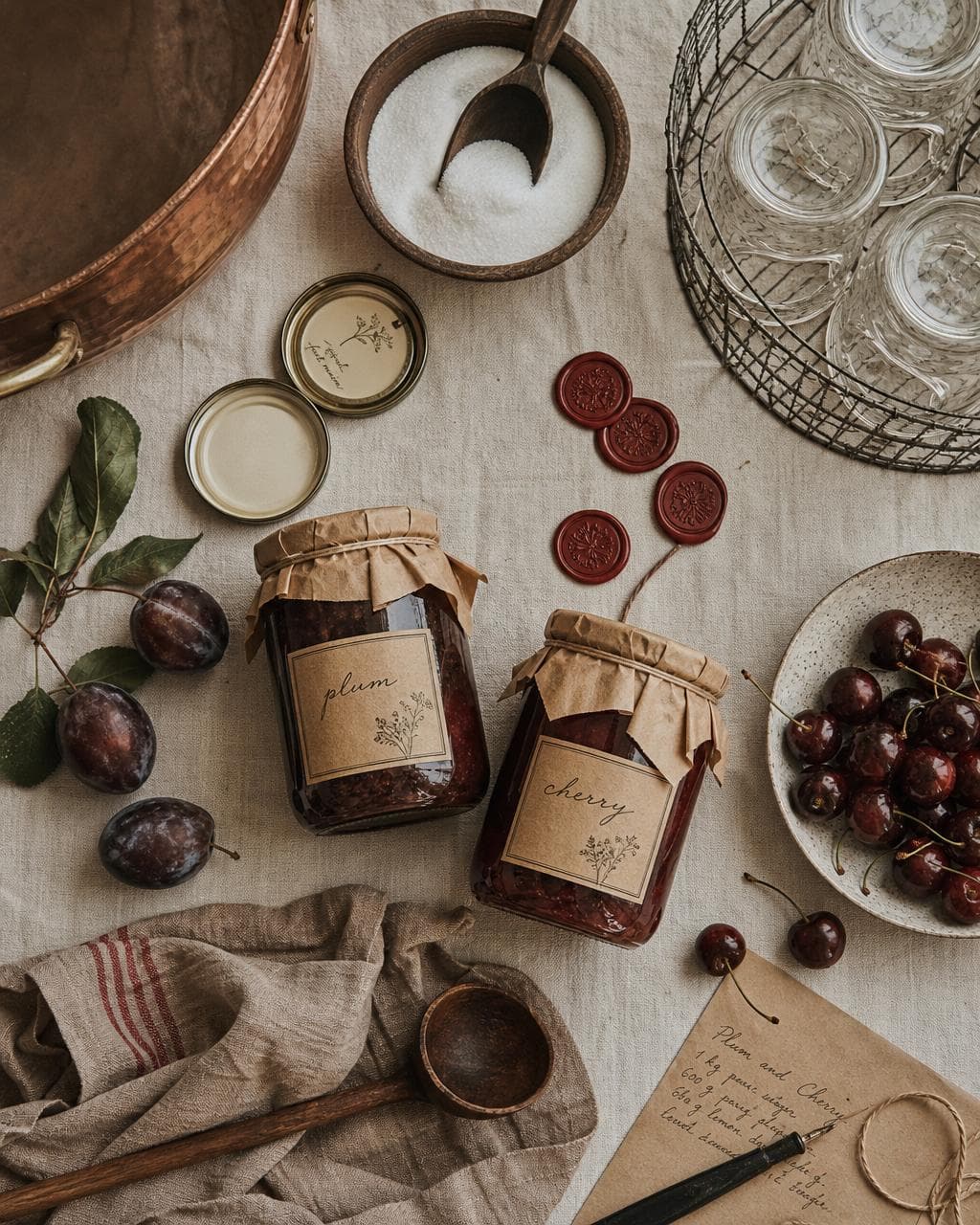 Preserves editorial moodboard