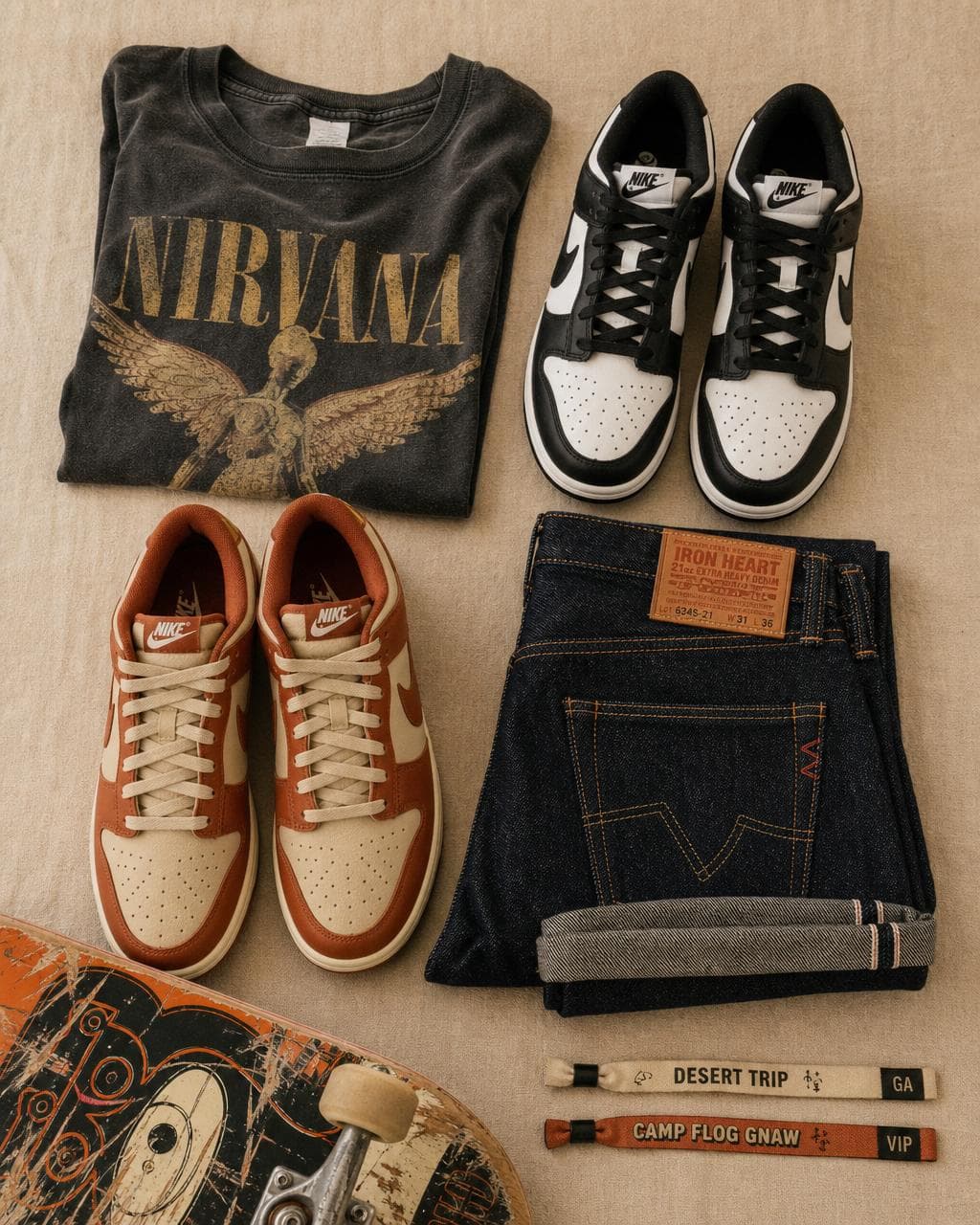 Dunks editorial moodboard