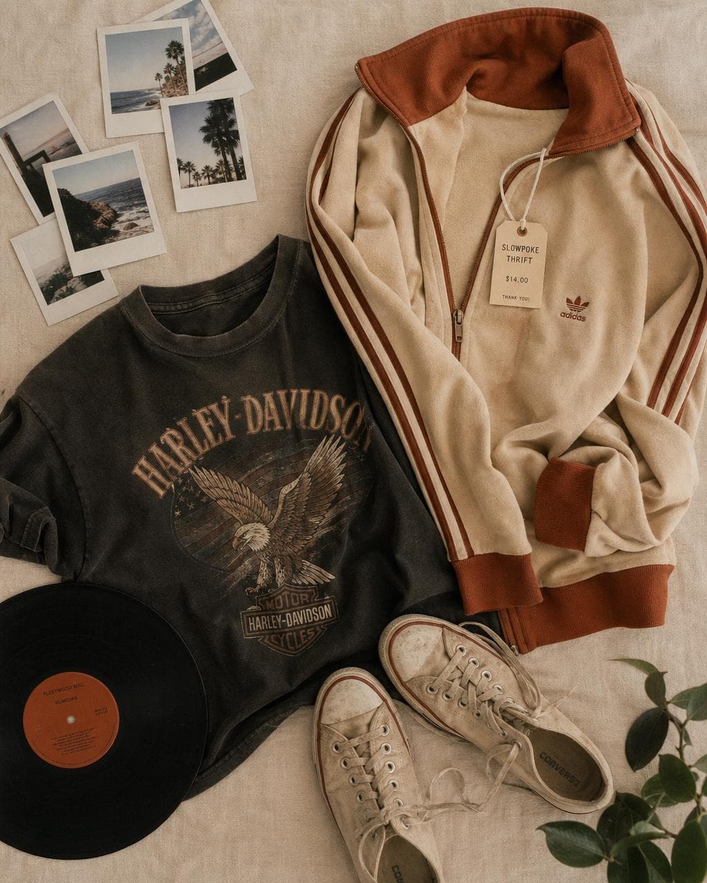Thrift finds editorial moodboard