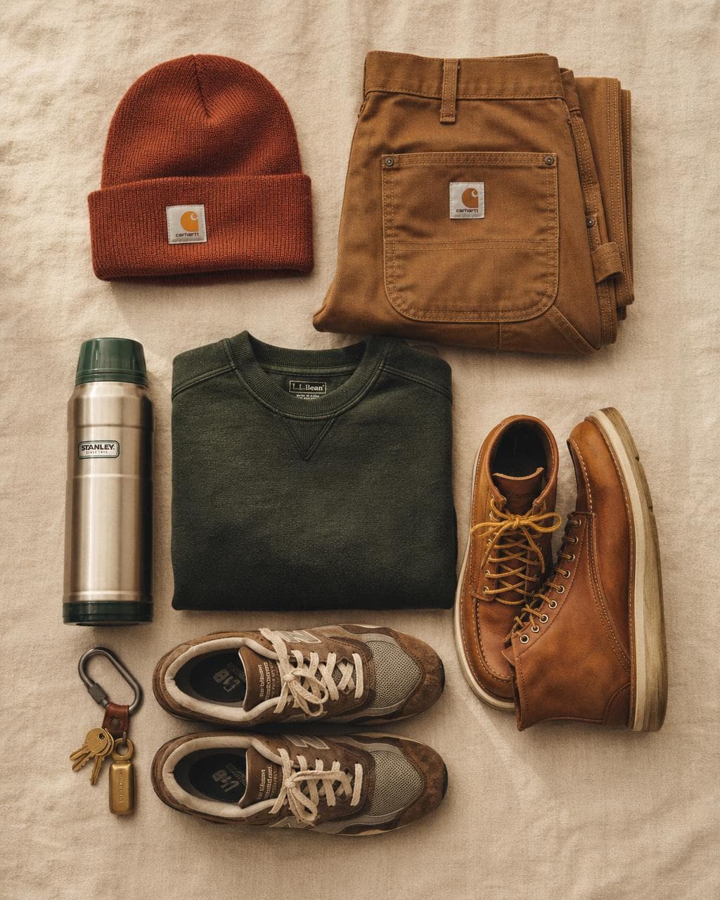 Workwear editorial moodboard
