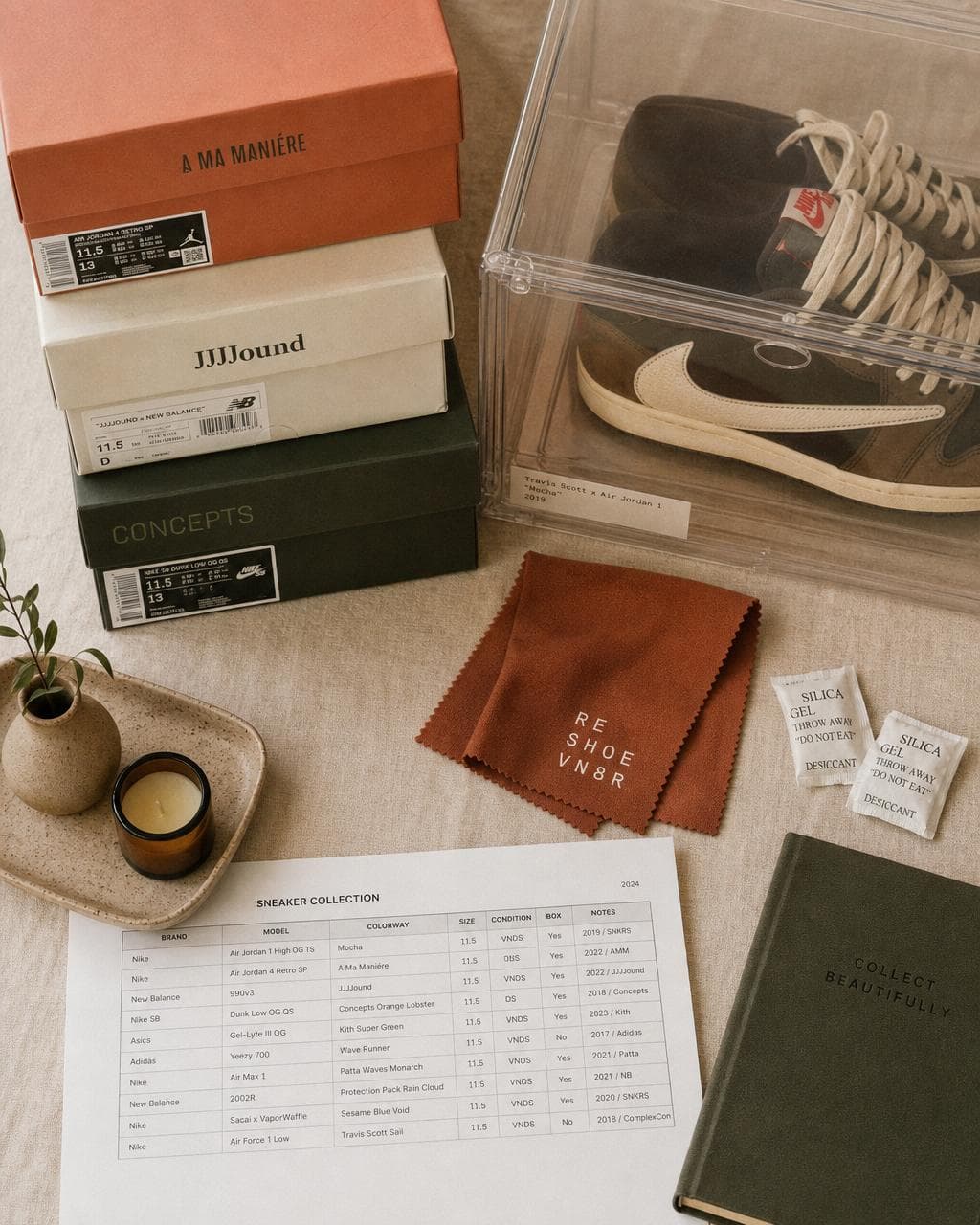 Collector editorial moodboard