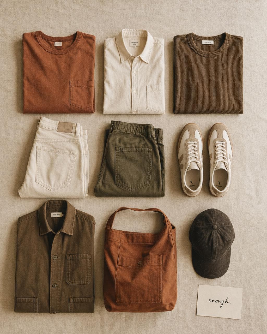 Capsule editorial moodboard